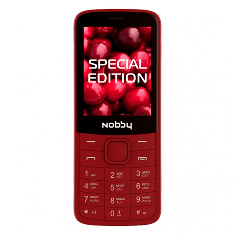 Мобильный телефон Nobby 220 вишня