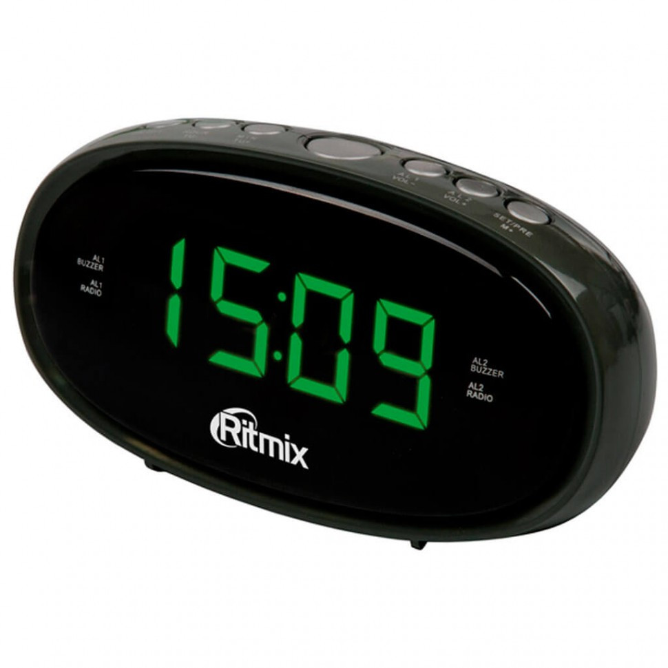 Радиочасы Ritmix RRC-616 green