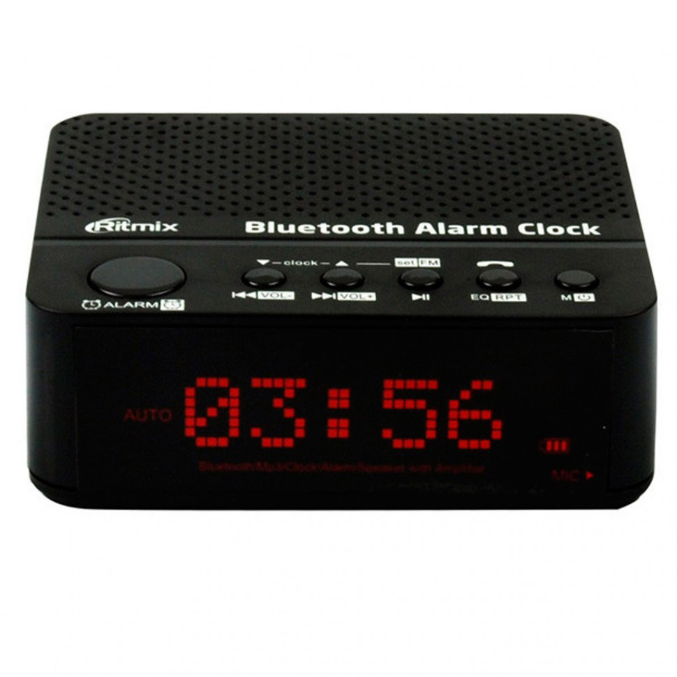 Радиочасы Ritmix RRC-818 black