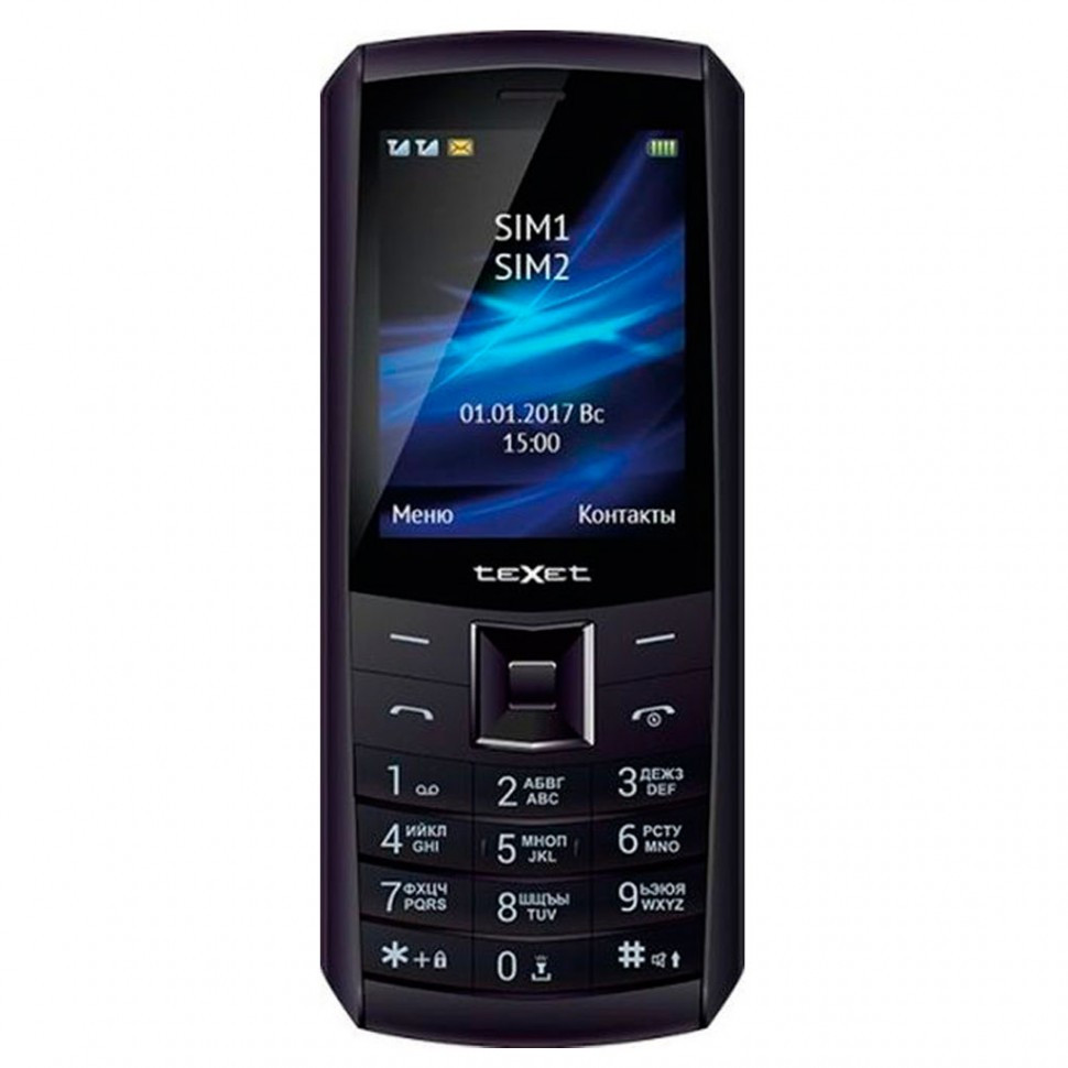 Мобильный телефон Texet TM-D328 цвет черный