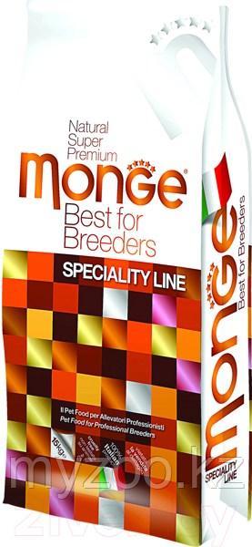 Monge All Breeds для взрослых собак всех пород гипоаллергенный с рыбой 15 кг