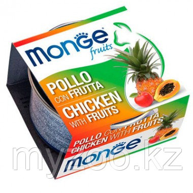 Monge Fruits консерва курица с фруктами 80 гр