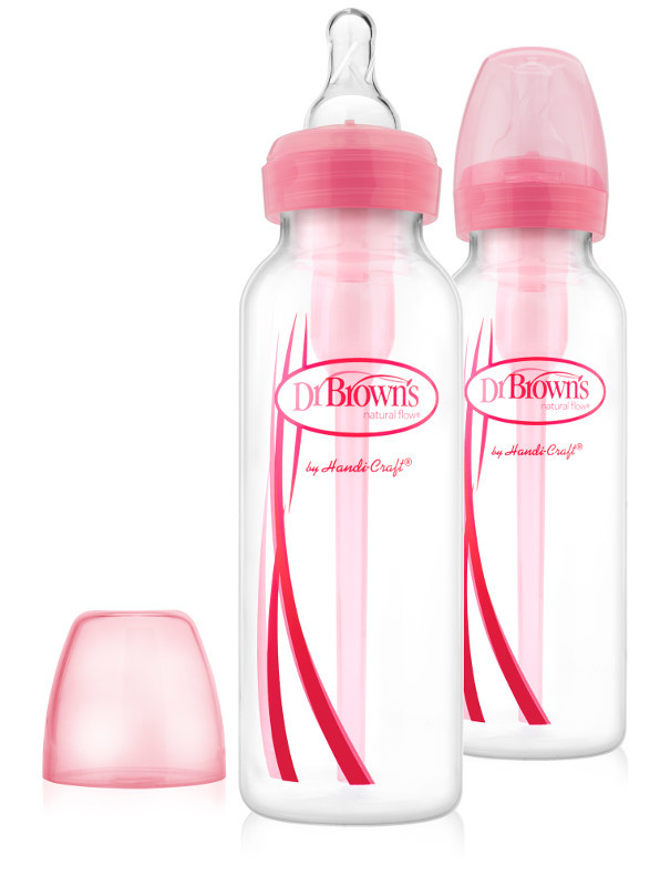 Бутылочка антиколиковая с узким горлом Dr. Brown's 2 шт, 120 мл, 0+, BPA-free, фото 1