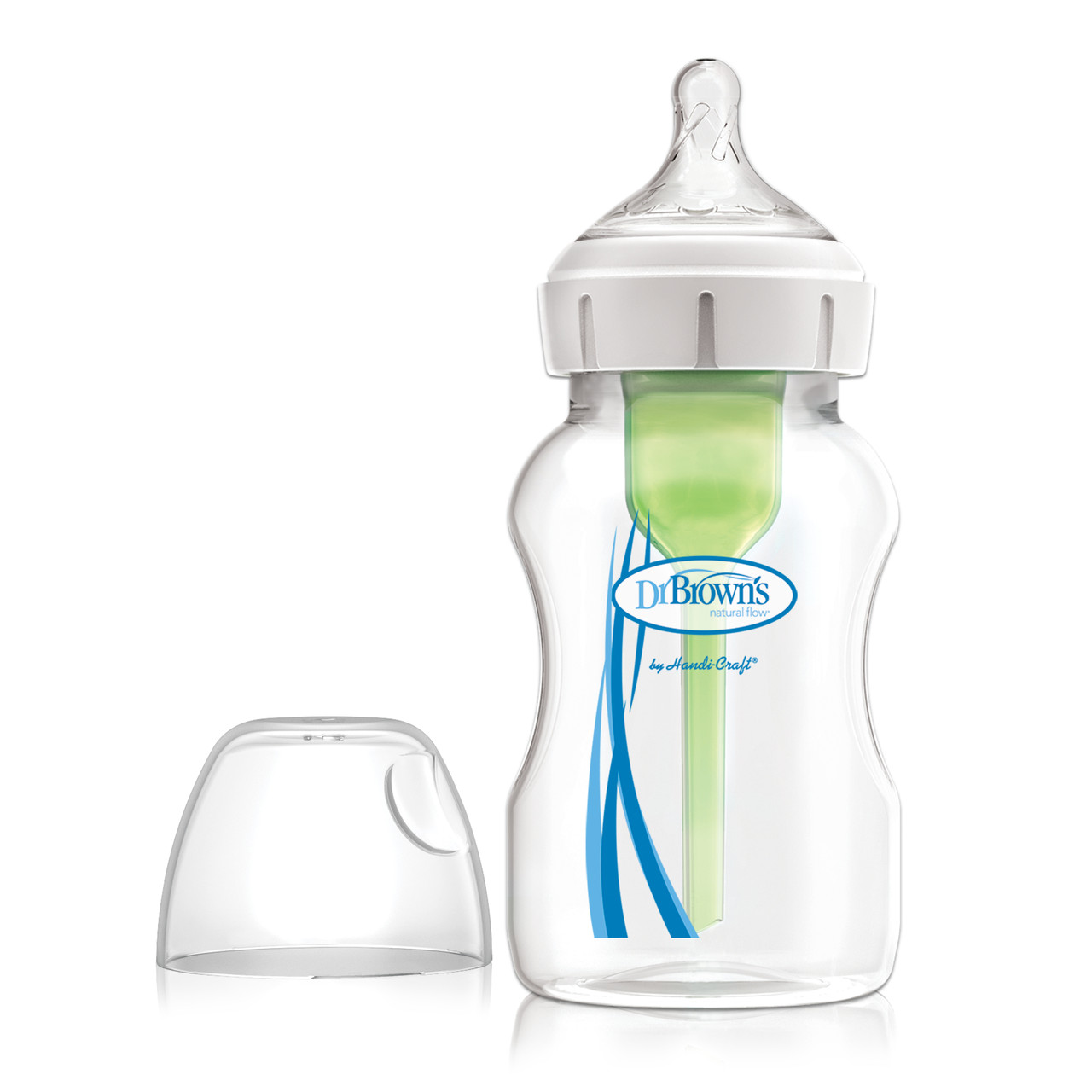 Бутылочка антиколиковая Dr.Brown’s с широким горлом 330 мл, 3+, BPA-free, фото 1