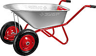 Тачка садово-строительная двухколесная ЗУБР, 90 л, 180 кг, Т-21 (39952)