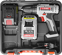 Дрель-шуруповерт "М1", ЗУБР, Li-Ion 14.4 В (ДА-14.4-2-Ли КМ1), фото 2