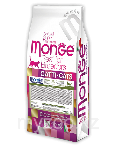 Monge BFB SENSITIVE для кошек с чувствительным пищеварением,10 кг