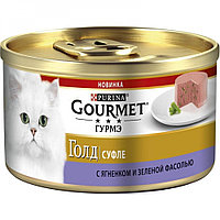 Gourmet Gold Консервы для кошек Биточки с ягнёнком и фасолью
