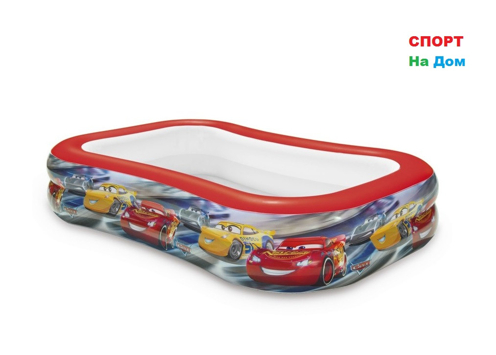 Надувной бассейн Intex 58478 "Тачки" (габариты: 262 х 175 х 56 см).