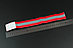 Светоотражающий эластичный браслет красный с одной полоской, фото 5
