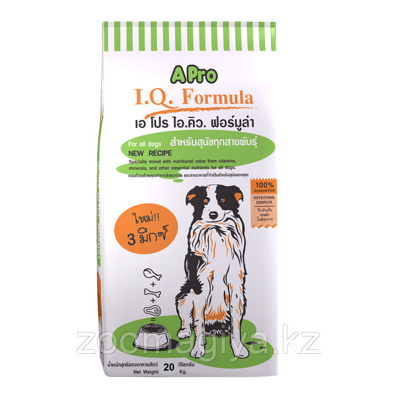 «Apro I.Q.» Formula, корм для собак, 20 кг со вкусом ягнёнка - фото 1 - id-p78941111