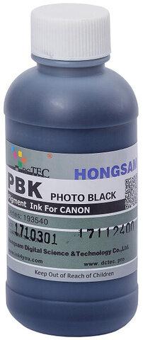 Чернила пигментные Hongsam DCTec Photo Black для Canon imagePROGRAF TM-200/TM-300 200мл