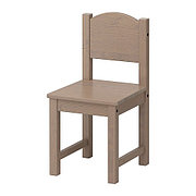 Детский стул СУНДВИК серо-коричневый ИКЕА, IKEA