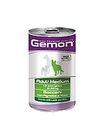 Gemon MEDIUM ADULT Lamb&Rice консервы для собак средних пород ягненок и рис,1250гр