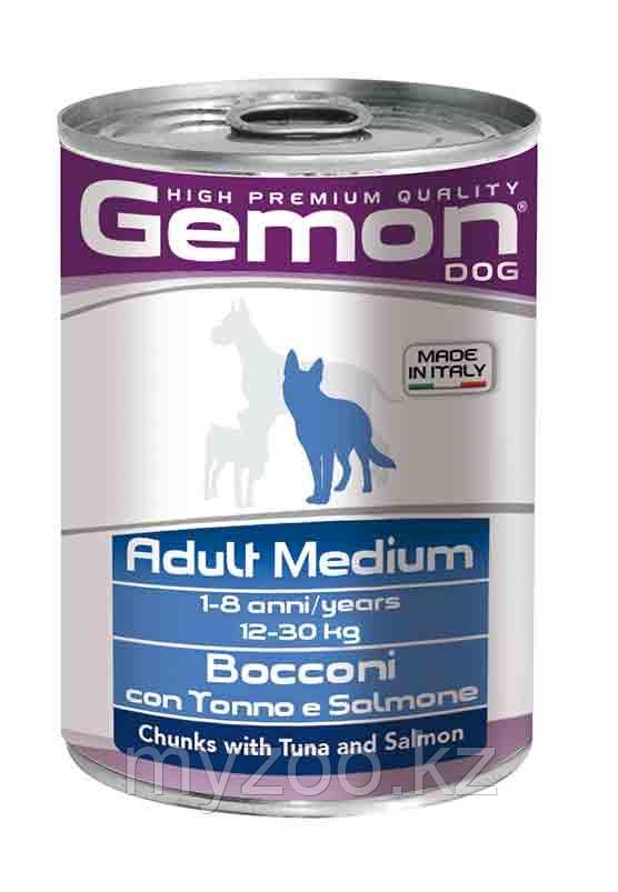 GEMON Adult Medium Кусочки с тунцом 1,25 кг