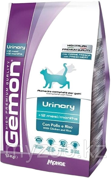 Gemon Urinary корм для кошек для профилактики МКБ с курицей и рисом 1,5 кг