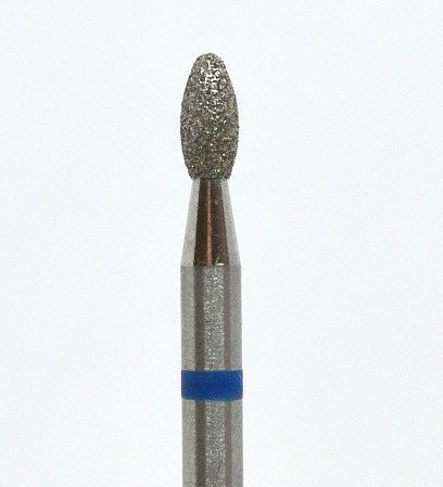 Фреза алмазная эллипс (чечевичка) Ø 1,9 - 2,9 мм