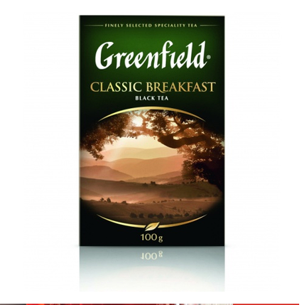 Чай черный Greenfield Classic Breakfast листовой 100г, фото 2