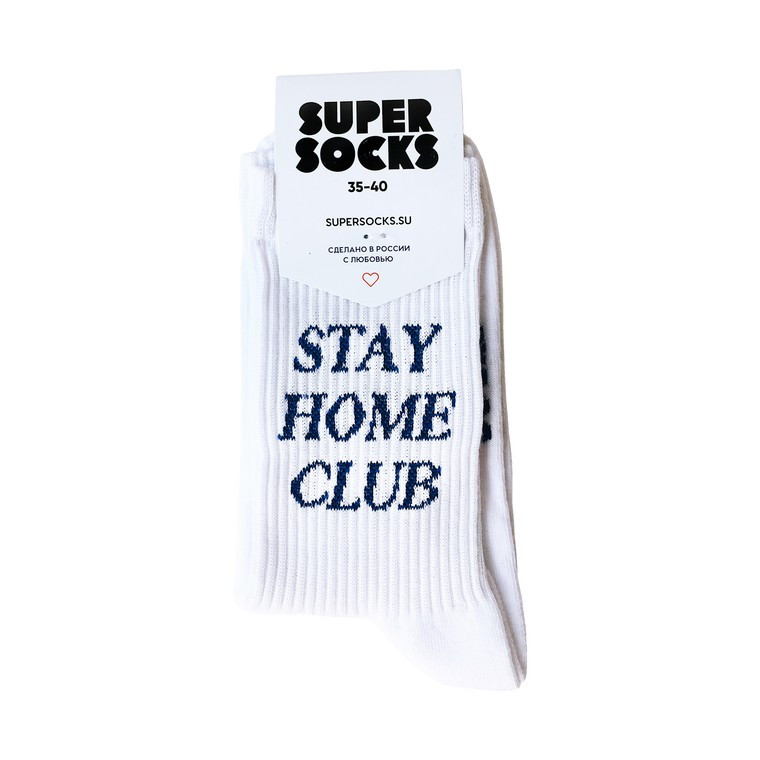 Носки SUPER SOCKS Stay Home Club