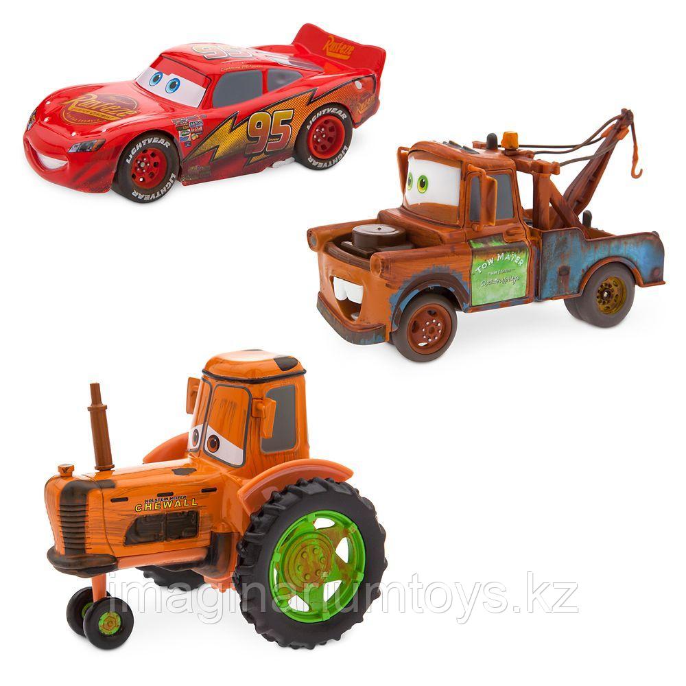 Игровой набор «Тачки» машинки Трактор, Мэтр, МакКуин оригинал Disney - фото 1 - id-p78981188