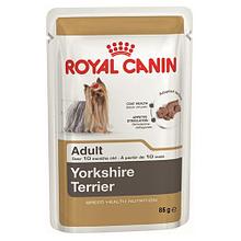 ROYAL CANIN Yorkshire Terrier Adult, Роял Канин влажный корм для собак породы Йоркширский терьер, уп.12*85гр.
