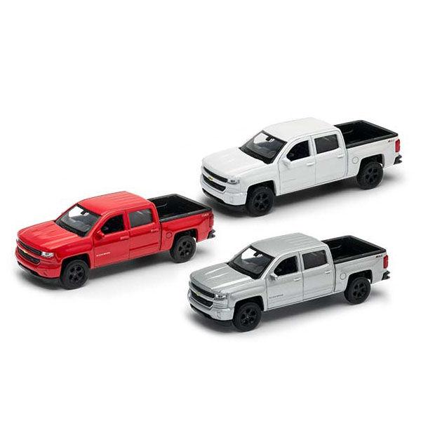 1/34 Welly Металлическая модель Chevrolet Silverado 2017 - фото 1 - id-p78980818