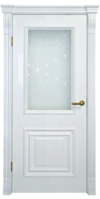 Дверь межкомнатная ДЛ 230 Белая эмаль в Таразе - фото 2 - id-p78988880