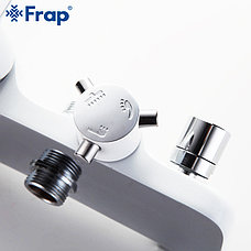 Душевой гарнитур Frap F2431 белый/хром, фото 5