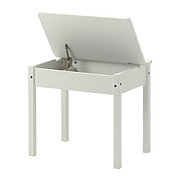Стол с отделением для хранения СУНДВИК белый ИКЕА, IKEA