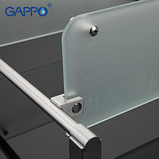 GAPPO G1707-2 Полка стекло 2-ярусная, фото 3