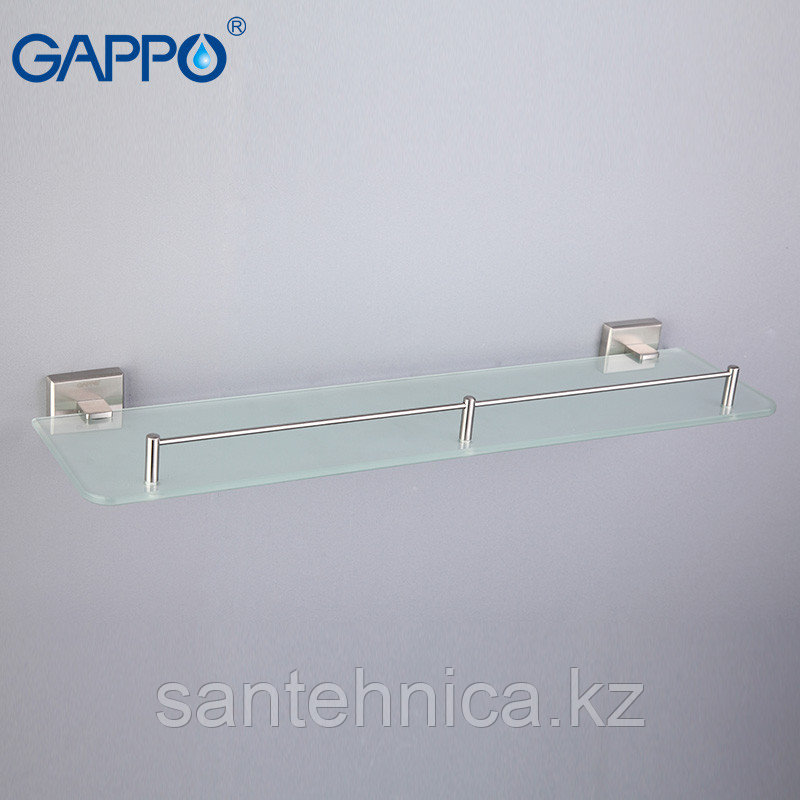GAPPO G1707 Полка стекло 1-ярусная