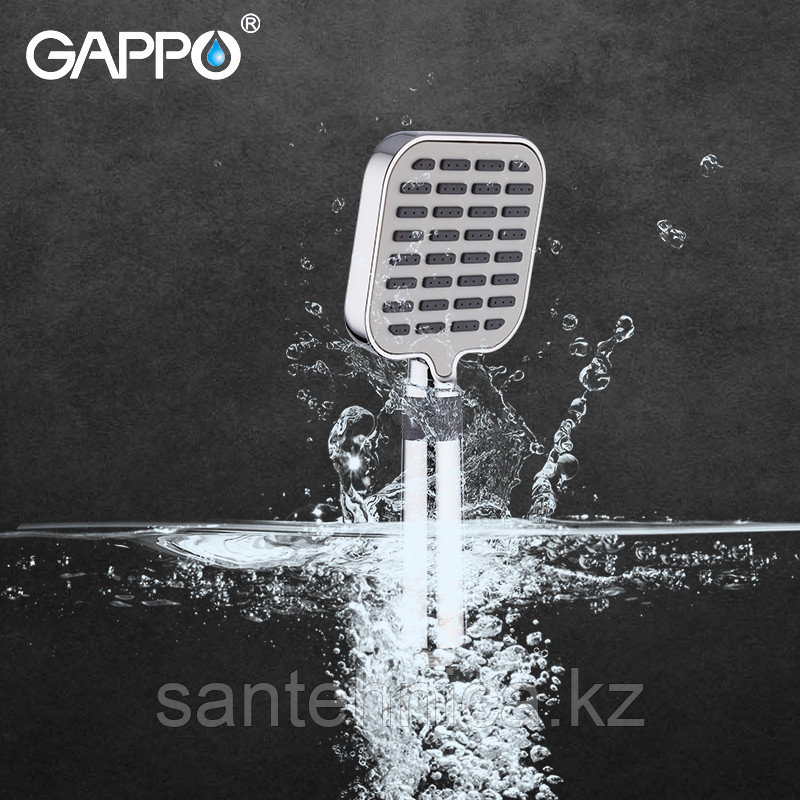 Gappo G08 Лейка д/душа 3 режима хром