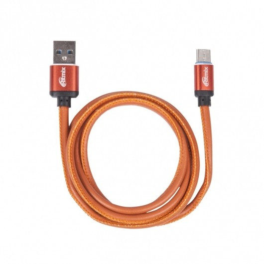 Кабель Ritmix RCC-435 Type-C-USB 2.5 A Leather