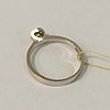 Золотое кольцо с бриллиантом / 17 размер, фото 3