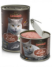 756237 Leonardo liver, Корм для взрослых кошек с ливером, 400 гр.