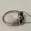 Золотое кольцо с бриллиантом 
(Муканова 159), фото 3