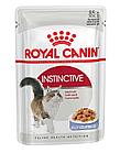 Royal Canin Instinctive in Jelly, Роял Канин кусочки в желе для кошек, профилактика МКБ,  уп.12*85 гр
