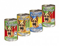 SIMBA DOG консервы для собак с кусочками телятины с овощами 1275 гр