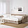 Диван-кровать с козеткой БАККАБРУ Идекулла бежевый ИКЕА, IKEA, фото 4