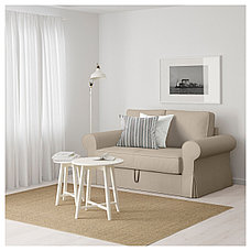 Диван-кровать 2-мест.  БАККАБРУ Идекулла бежевый ИКЕА, IKEA, фото 2