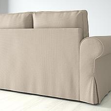 Диван-кровать 2-мест.  БАККАБРУ Идекулла бежевый ИКЕА, IKEA, фото 3