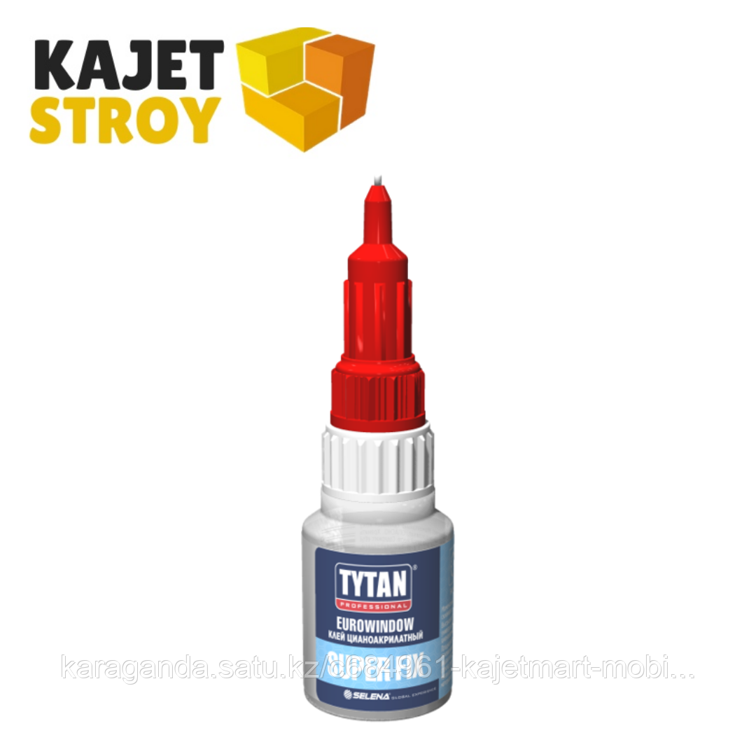 Tytan Professional EUROWINDOW Клей цианоакрилатный Super Fix 20 гр (РФ)