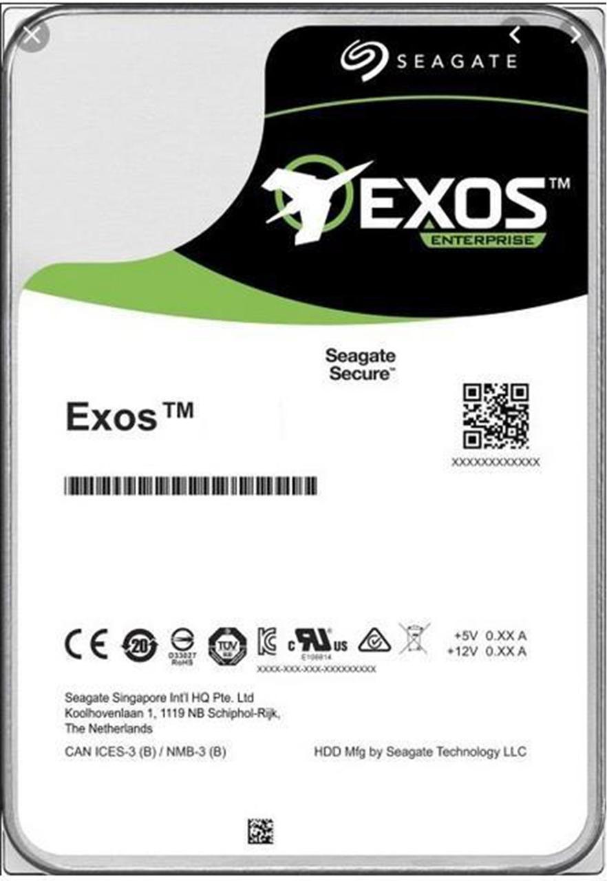 Жесткий диск Exos X16 HDD 14TB 512E ST14000NM001G 3.5" SATA 6Gb/s 256Mb 7200rpm