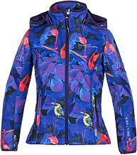 Куртка Softshell для девочек JANET, лилoвый с принтом