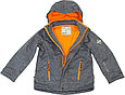 Куртка Huppa Softshell для мальчиков JAMIE, тёмно-серый/оранжевый, фото 3