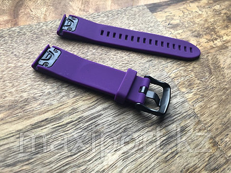Ремешок силиконовый фиолетовый 22мм для Garmin fenix 5, fenix 5plus, fenix 6, фото 2