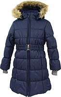 Пальто для девочек Huppa YACARANDA, тёмно-синий - S