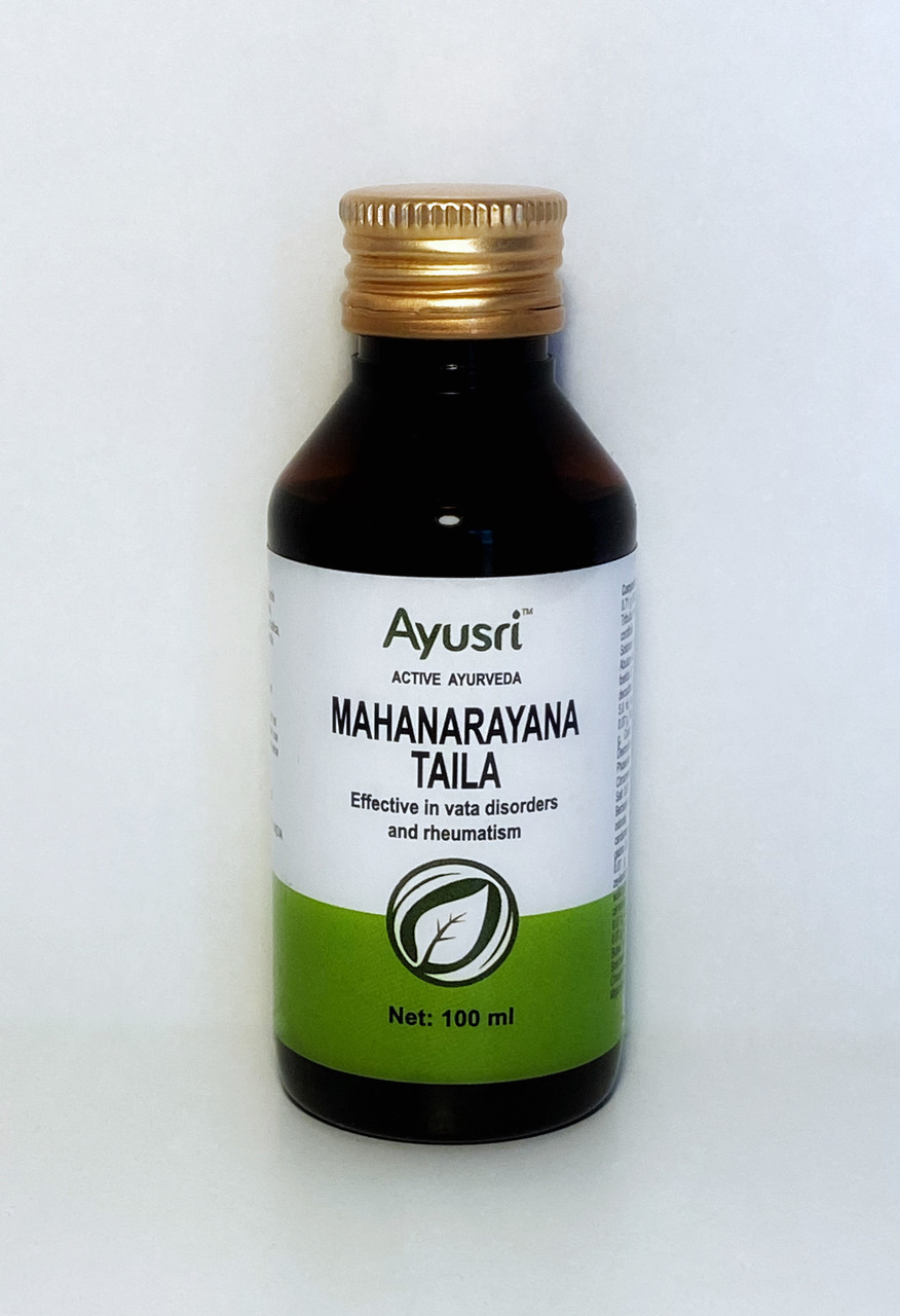 Масло для лечения суставов Маханараян, 100 мл, Ayusri, Mahanarayana Taila