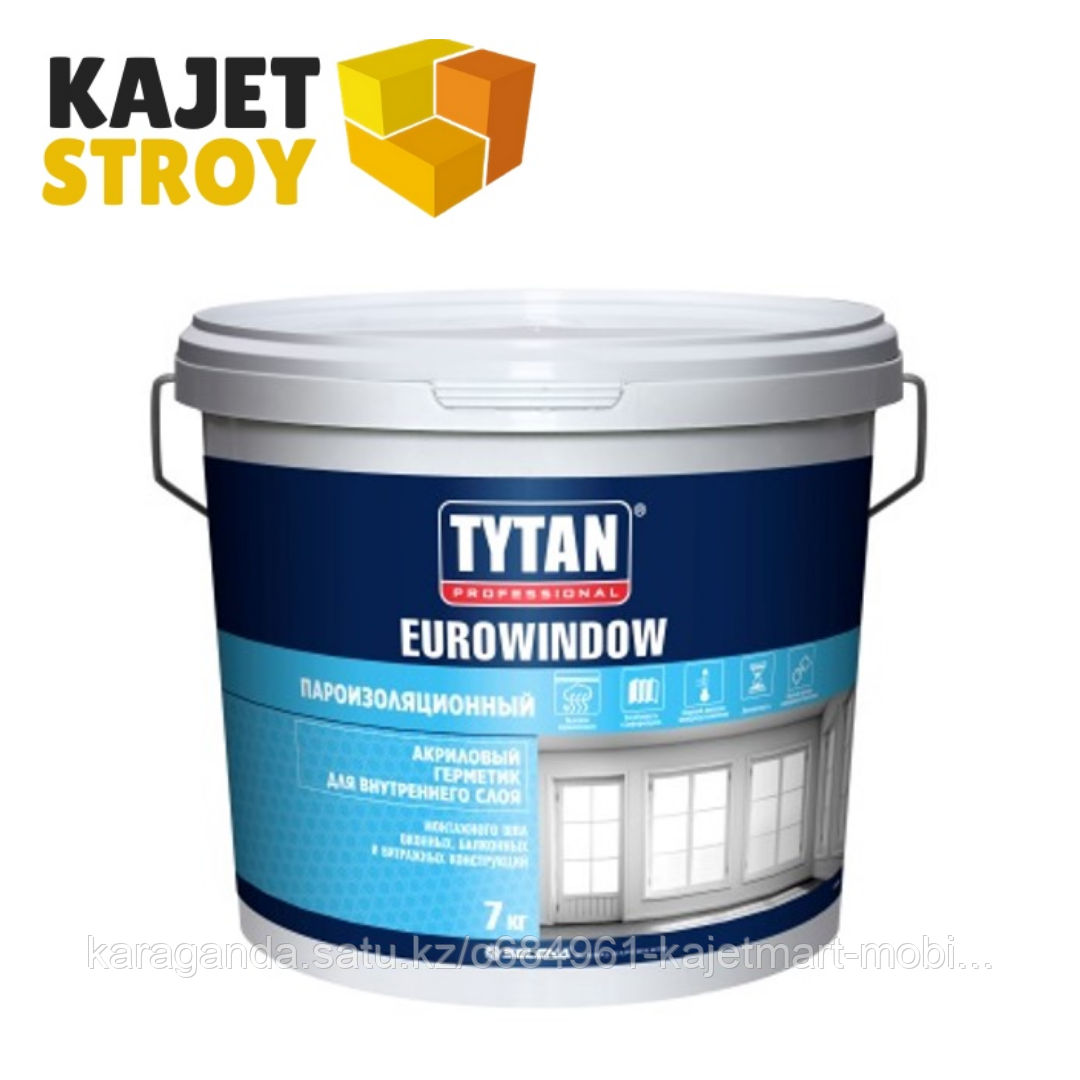 TYTAN Professional Герметик акриловый Внутренний Пароизоляционный, 7 кг