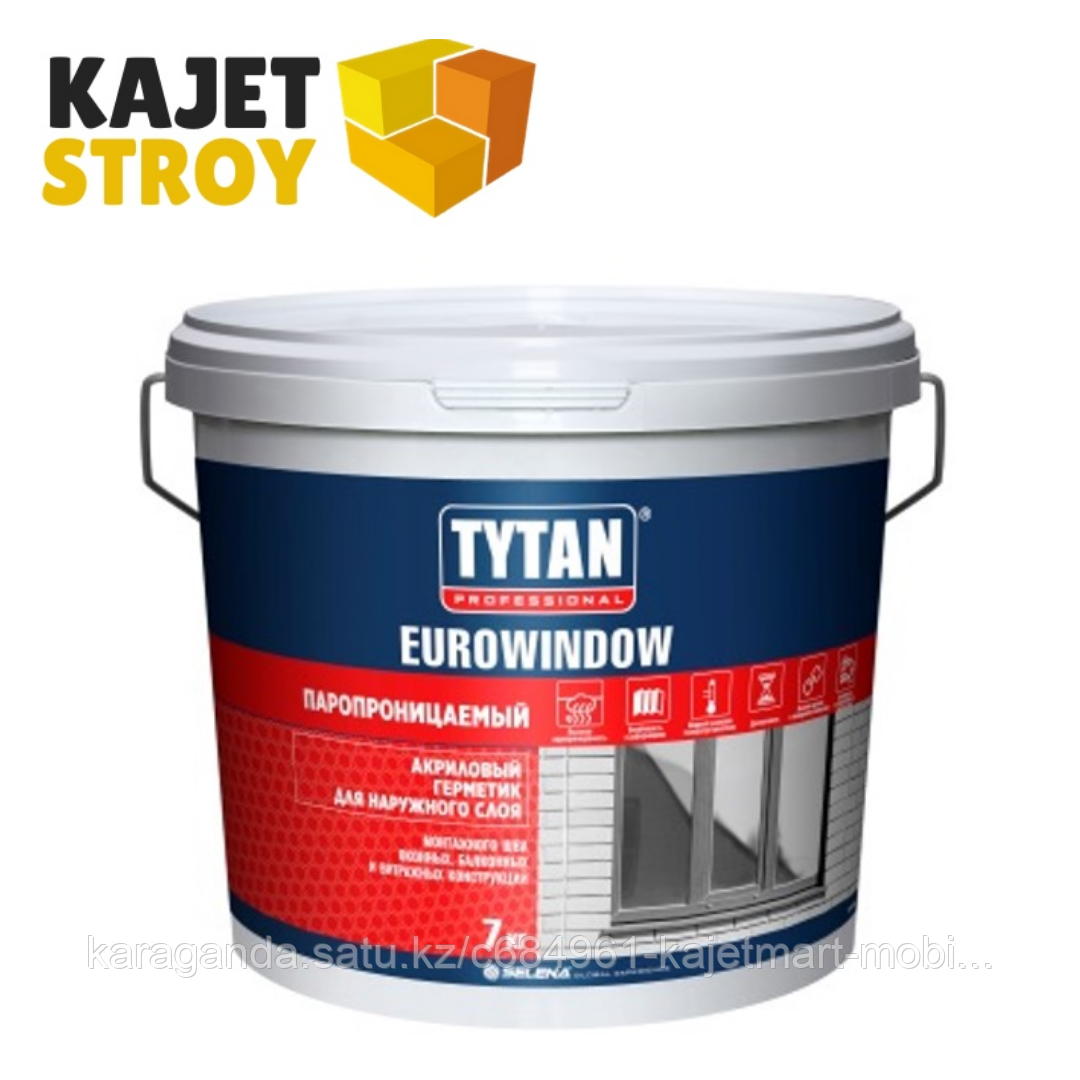 TYTAN Professional Герметик акриловый Наружный Паропроницаемый, 7 кг